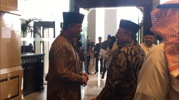 Anies Baswedan bersama Ahmad Heryawan
