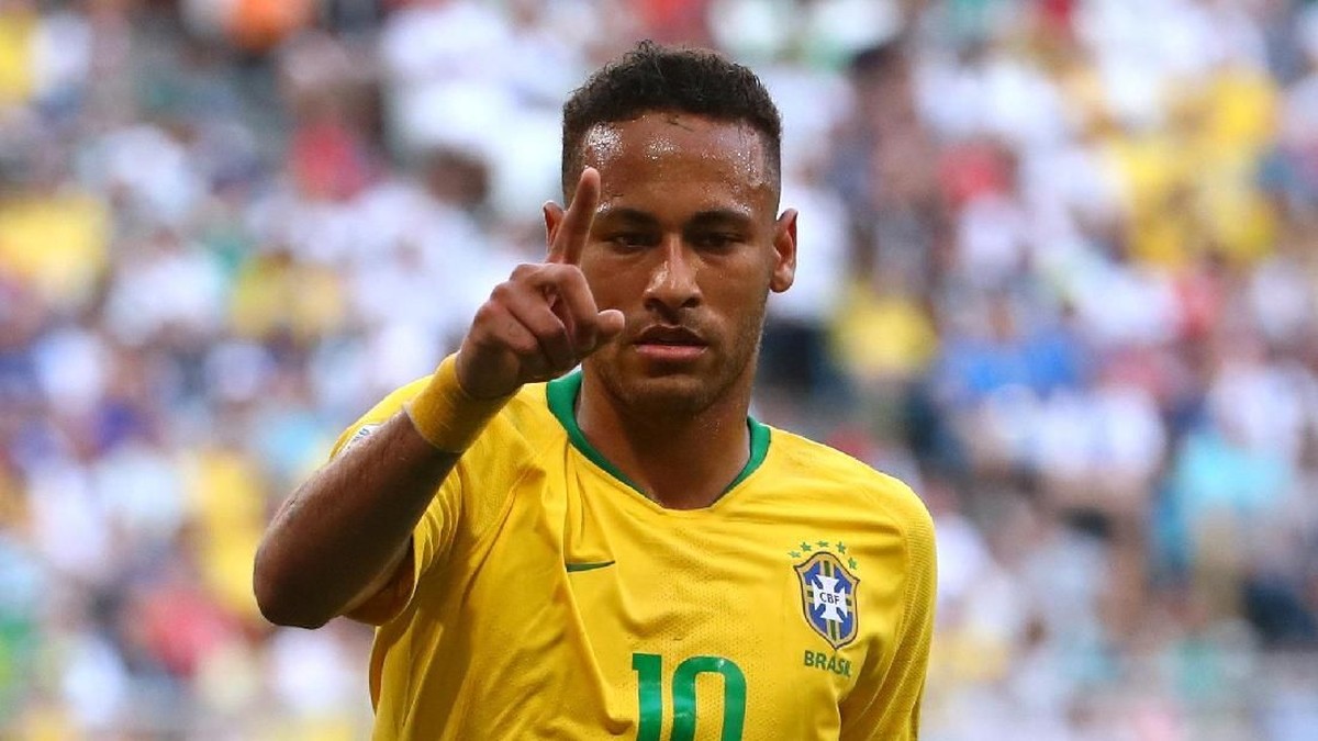 Neymar bikin satu gol saat Brasil menang 2-0 atas Meksiko. (Foto: Michael Dalder/REUTERS)