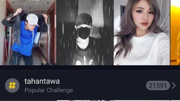 Dalam platform ini, terdapat tab semacam explore di Instagram untuk mencari user dan tag yang sedang populer. Foto: Istimewa