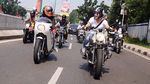 Senangnya Dian Ayu Bisa Tunggangi Moge-nya Lagi