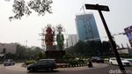 Perawatan Patung Ondel-ondel Jelang Asian Games