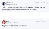 Netizen Berdebat di Medsos Soal Penyebutan Kata 'Caramel' yang Benar