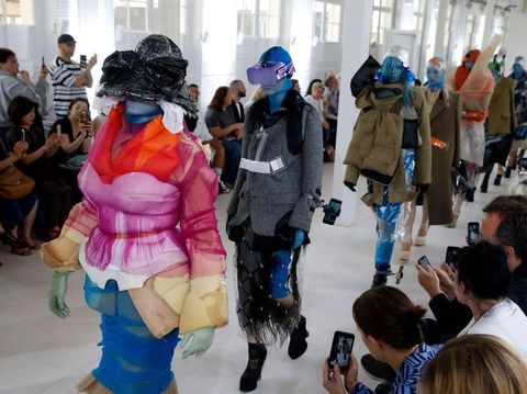 Fashion show Maison Margiela Haute Couture Fall 2018-2019.