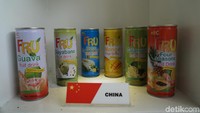 Begini salah satu bentuk kemasan jus yang diperuntukan untuk China (Syanti/detikTravel)