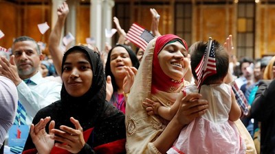 Sah! Ribuan Imigran di Amerika Kini Berstatus Warga Negara