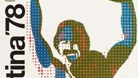 Tak hanya Yayoi Kusama saja yang menggilai dots tapi juga terlihat di poster tahun 1978 (Argentina). Foto: dok.mailonline