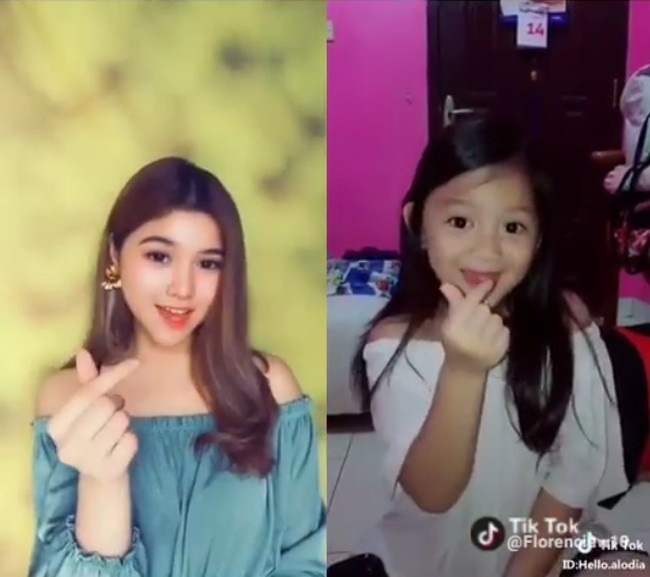 Pemilik ID Tik Tok @Florenciaw10 ini pun kerap kali mengunggah berbagai videonya di akun Instagram pribadinya, dan membuatnya semakin populer. Foto: Instagram @amarissaflorencia