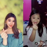 Pemilik ID Tik Tok @Florenciaw10 ini pun kerap kali mengunggah berbagai videonya di akun Instagram pribadinya, dan membuatnya semakin populer. Foto: Instagram @amarissaflorencia