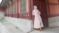 Gyeongbokgung Palace menjadi salah satu destinasi yang dikunjungi Chacha (chafrederica/Instagram)