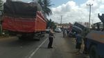Foto: Kecelakaan Bus Tewaskan 7 Orang di Sumsel