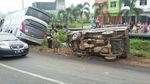 Foto: Kecelakaan Bus Tewaskan 7 Orang di Sumsel