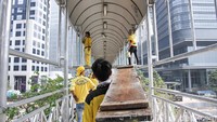 Pengerjaan dilakukan dalam rangka menyembut perhelatan Asian Games 2018.