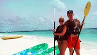 Bersama sang pacar Jordan, Megan untuk pertama kalinya mencoba olahraga kayak. Sedikit meremehkan, ternyata menurut Megan main kayak adalah pengalaman yang paling menyenangkan. (Instagram/Megan Davison)