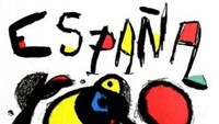 Seniman surealist Joan Miro membuat poster Piala Dunia Spanyol tahun 1982 dengan warna yang terinspirasi dari Picasso. Foto: dok.mailonline