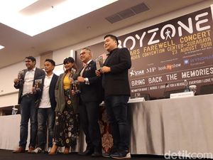Konser Perpisahan, Boyzone Siap Guncang Surabaya