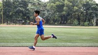 Lari menjadi salah satu kegiatan olahraga yang digeluti oeh pria berusia 36 tahun itu. Foto: Instagram/ibnujamilo