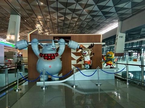 Sambut Asian Games 2018, Bandara Soetta Didesain Meriah