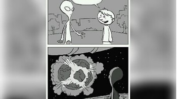 Kata tew tew yang memusnahkan alien. (Foto: Internet)
