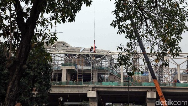 Begini Perkembangan Stasiun LRT Velodrome