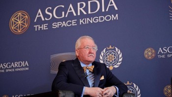 Hal tersebut tidak mengherankan karena ia adalah orang yang pertama kali menginisiasi kemunculan Asgardia pada Oktober 2016 silam. Foto: Reuters