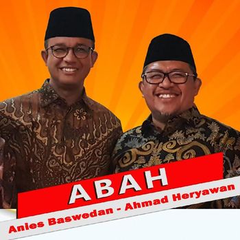 Poster Anies-Aher.