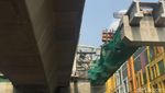 Proyek LRT Jakarta Dikebut Siang-Malam, Begini Penampakannya