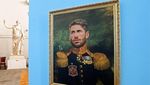 Bergaya Seragam Militer, Kerennya Lukisan Para Pesepakbola Dunia