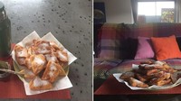 Kue goreng dengan taburan gula bubuk khas Uruguay. Hmm, enak nih buat camilan sambil nonton bola. Foto: Instagram @cavaniofficial21