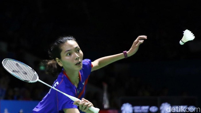 Wakil ganda campuran Indonesia Hafiz Faizal/Gloria Emanuelle Widjaja raih kemenangan usai tundukkan ganda campuran Denmark di Blibli Indonesia Open 2018.