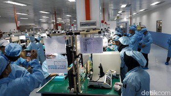 Pabrik smartphone Honor terletak di Batam, Kepulauan Riau yang memiliki luas sekitar tiga hektar. (Foto: detikINET/Muhammad Alif Goenawan)