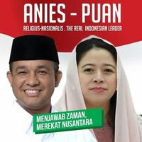 Poster Pilpres Ramaikan Medsos: Anies-Puan Hingga Jokowi-BG