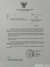 Anies Bantah Teken Surat Tolak Acara Aktivis '98 di Monas