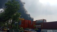 Foto: Kebakaran di Kampung Bandan (Eva/detikcom)
