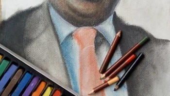 Dilansir dari Oddity Central, Kareem memiliki kendala keuangan sehingga dia belum memiliki peralatan menggambar yang memadai. (Foto: Instagram)