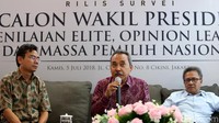 Hasil studi ini diharapkan dapat memberikan masukan pihak-pihak yang berkepentingan langsung dengan pencalonan wakil presiden karena penilaian masyarakat menentukan hasil akhir dari pemilihan presiden. Hasil studi ini diharapkan dapat memberikan masukan pihak-pihak yang berkepentingan langsung dengan pencalonan wakil presiden karena penilaian masyarakat menentukan hasil akhir dari pemilihan presiden.