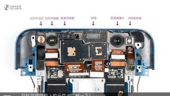 Komponen kamera bagian depan dan sejumlah sensor. Foto: Zol.com