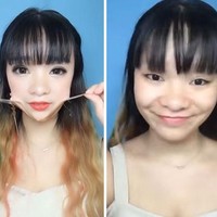 Anda mungkin tak akan mengenali wanita ini saat ia sedang tidak dandan. Foto: Boredpanda