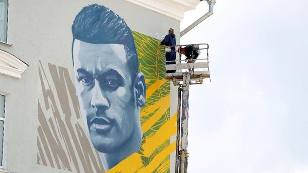 Mural-mural Piala Dunia 2018 yang Bertebaran di Penjuru Dunia 