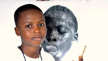 Bocah itu adalah seorang anak laki-laki bernama Kareem Waris Olamilekan yang berasal dari Lagos, Nigeria. (Foto: Instagram)