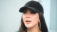 Syahrini saat ditemui di Gedung TRANS TV, Tendean, Jakarta Selatan, Rabu (4/7). Foto: Pool/Ismail/detikHOT