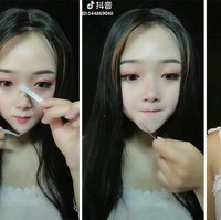 Wanita ini seolah memahat wajahnya. Sebelum dan sesudah makeup, tampilannya jadi berubah drastis. Foto: Boredpanda