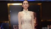 Aura Kasih saat di temui dalam acara IMA Awards 2018, di MNC Studios, Kebon Jeruk, Jakarta Barat, Rabu (4/7). Foto: Pool/Noel/DetikFoto.