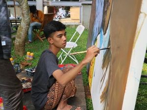 Belajar Seni Rupa Bersama Maestro Perupa Hanafi