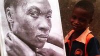 Di usianya yang baru menginjak 11 tahun, ia sudah menempuh ilmu di Ayawole Academy of Arts. Dok. Instagram/waspa_art
