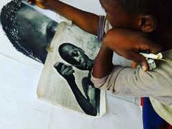 Keren! Lukisan Mirip Foto Karya Remaja 11 Tahun