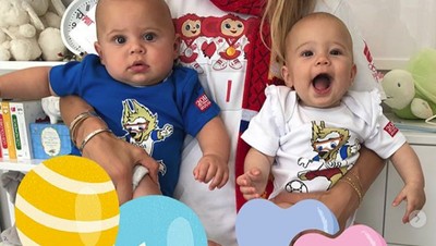 Lucy dan Nicholas, Anak Kembar Enrique Iglesias yang Bikin Gemas