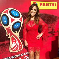 Ia pun menjadi salah satu reporter yang bertugas di Rusia untuk meliput jalannya Piala Dunia 2018. Foto: Instagram