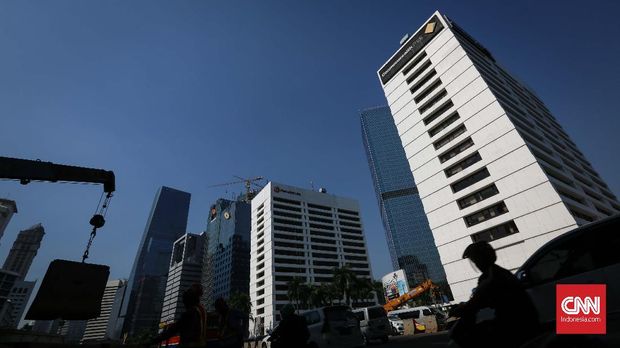 Gedung perkantoran di Jalan Sudirman, Jakarta jadi bangunan dengan NJOP paling tinggi, yakni Rp 93.963.000. 