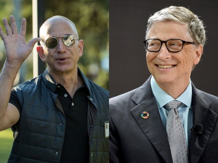 Jeff Bezos dan Bill Gates. Foto: Business Insider Jeff Bezos dan Bill Gates. Foto: Business Insider