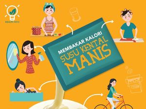 Bakar Kalori Susu Kental Manis, Butuh Menyetrika Baju Berapa Lusin?